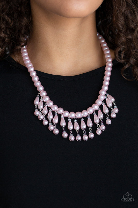 Miss Majestic Pink Pearl Necklace