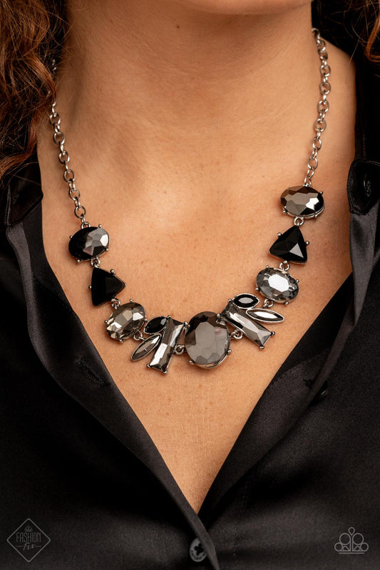 Modern Day Marvel Gunmetal Fashion Fix Necklace