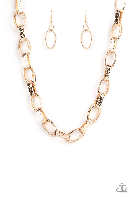 Motley in Motion Gold Neckace