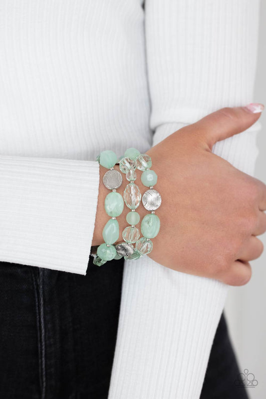 Oceanside Bliss Green Bracelets