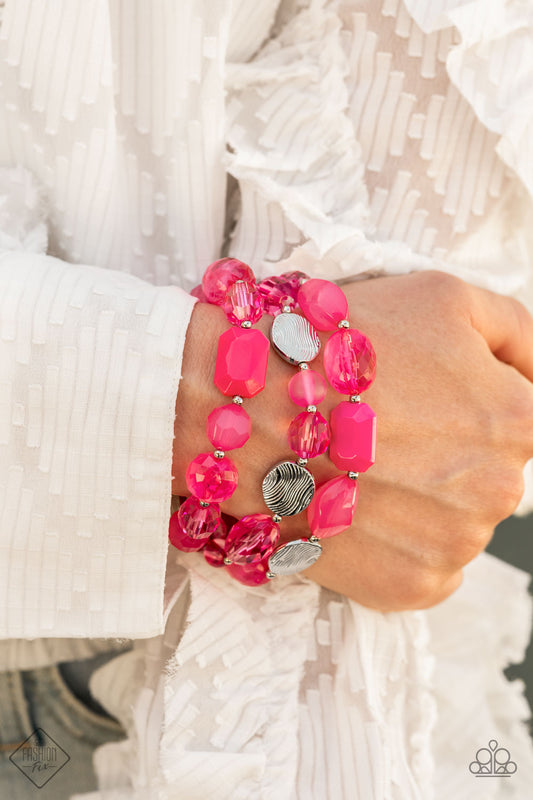 Oceanside Bliss Pink Bracelets