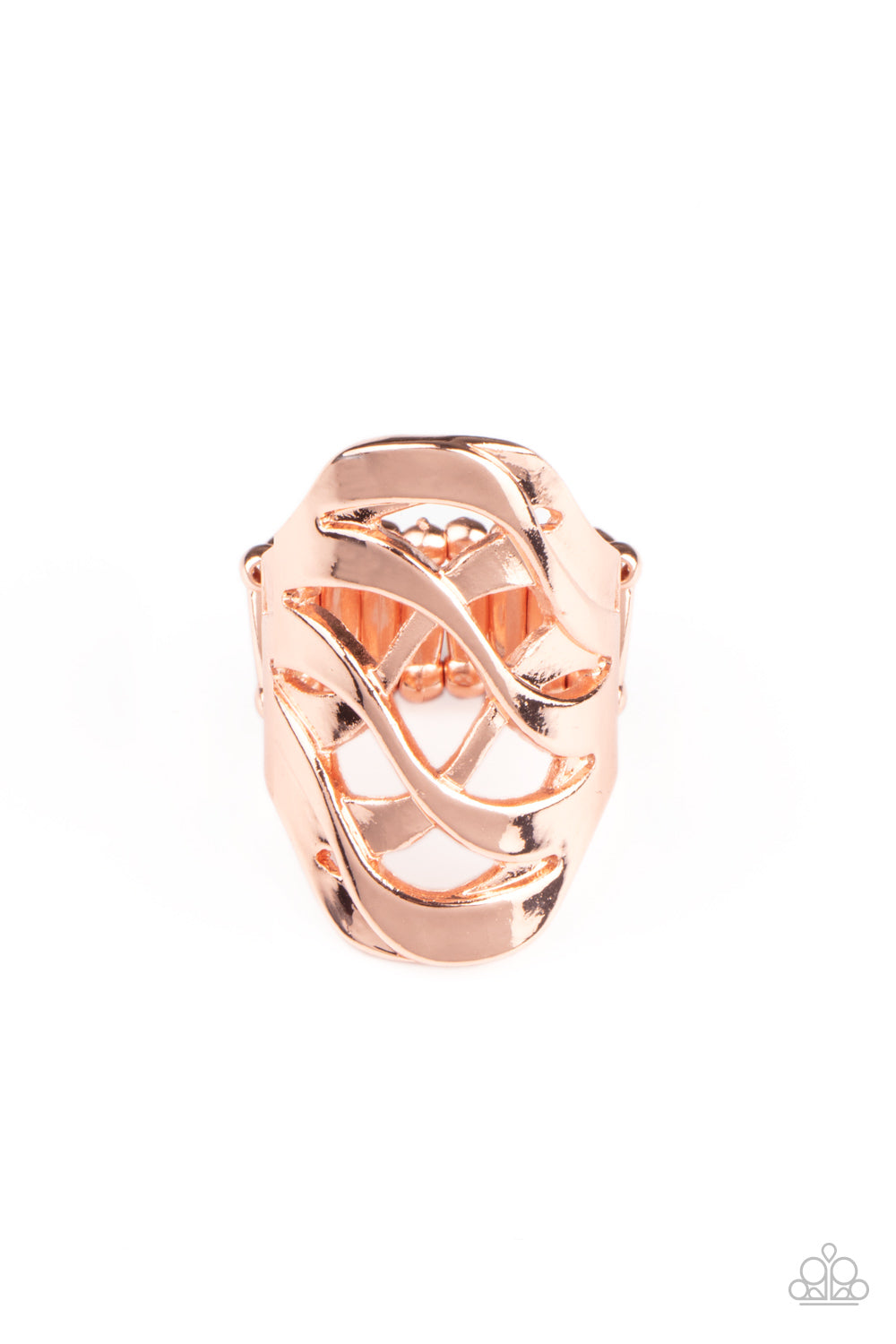 Open Fire Copper Ring