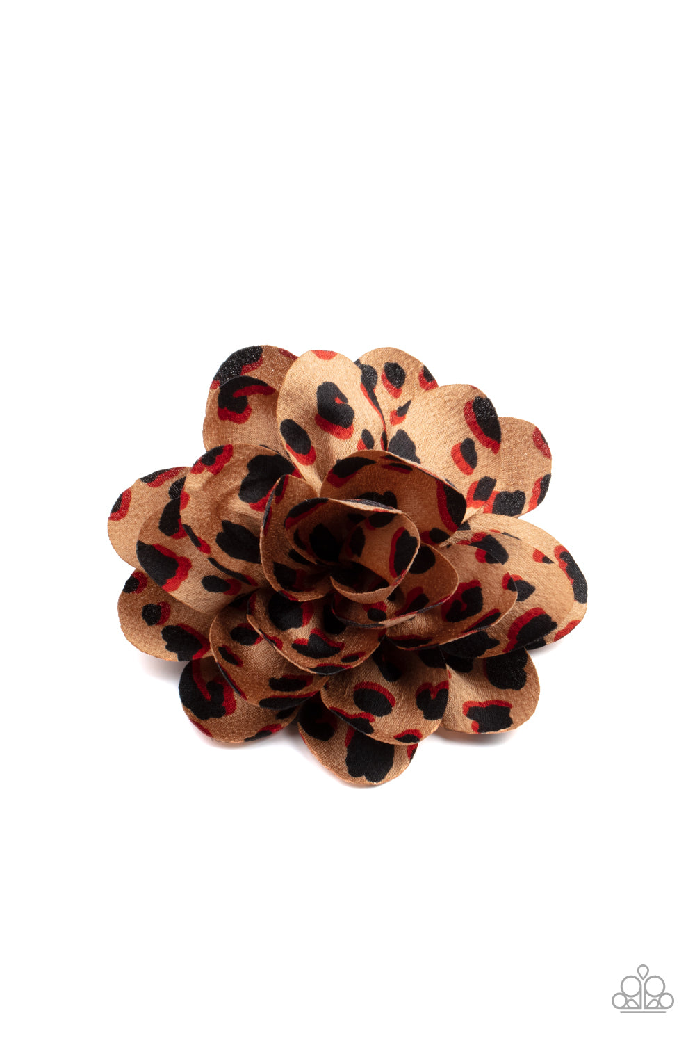 Panama Picnic Brown Flower Hair Clip