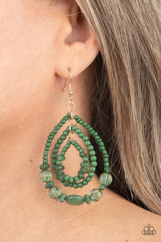 Prana Party Green Earring