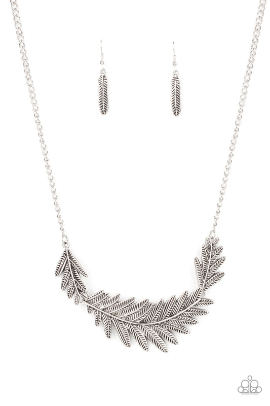 Queen of the Quill Silver Necklace