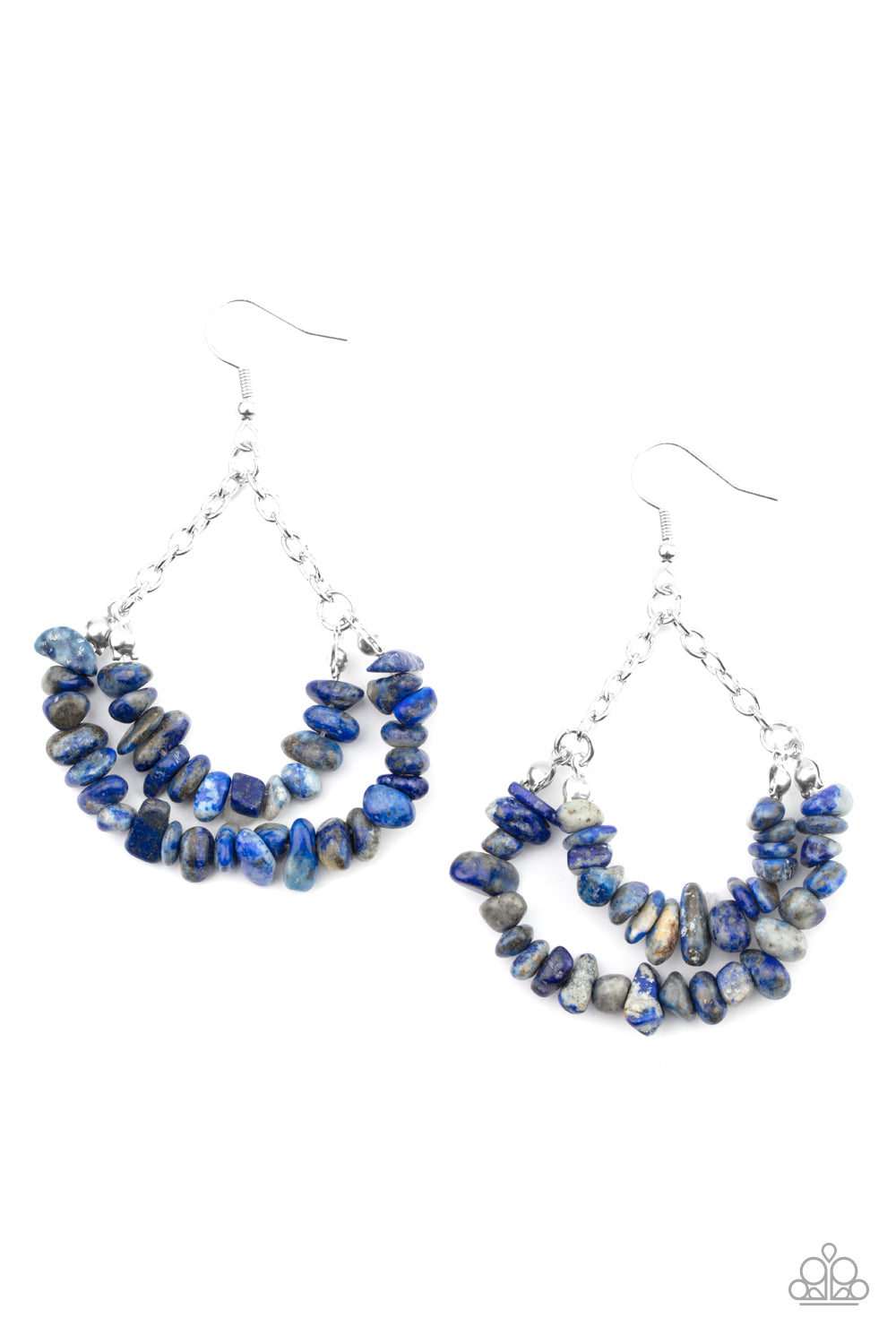 Rainbow Rock Gardens Blue Earrings