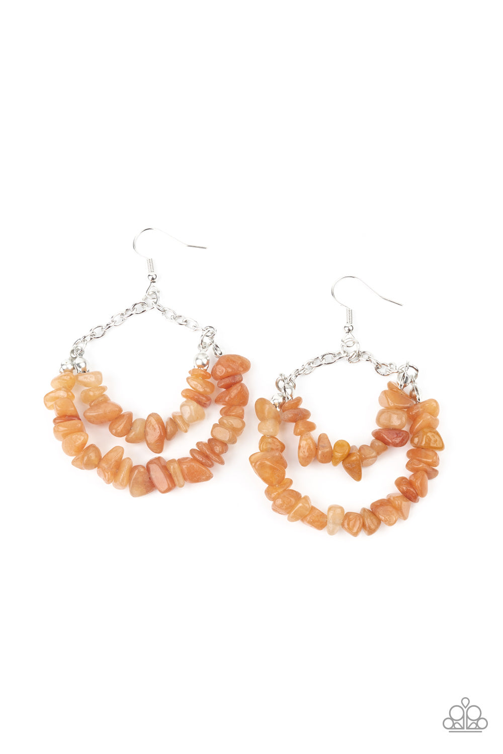 Rainbow Rock Gardens Orange Earrings