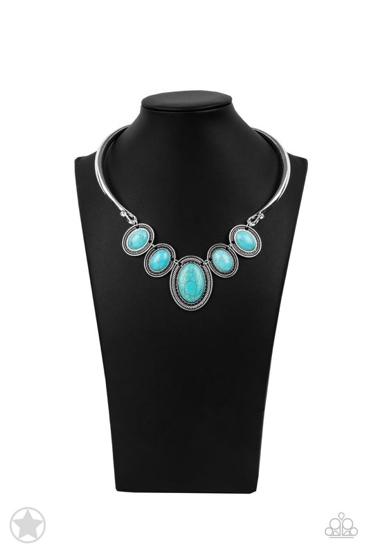 River Ride Blue Blockbuster Necklace