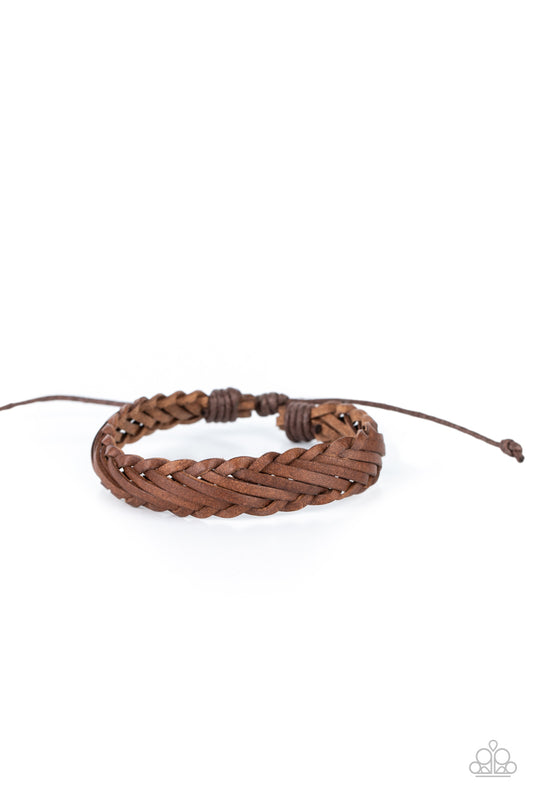 Rodeo Roundup Brown Urban Unisex Bracelet