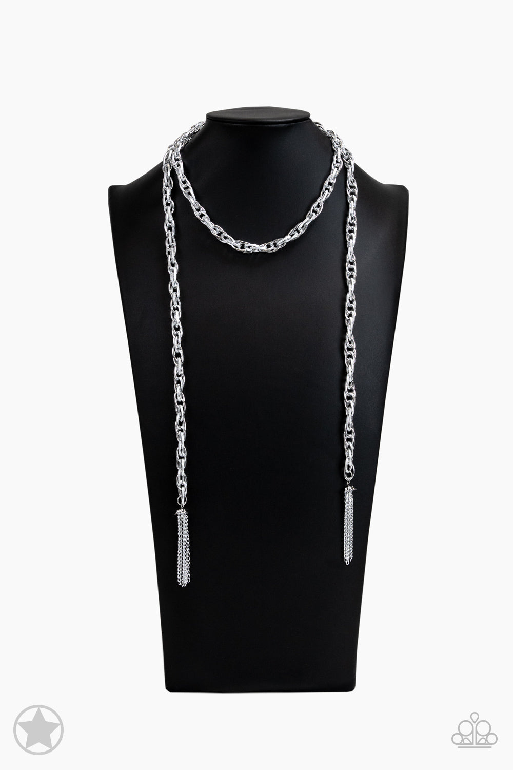 SCARFed For Attention Silver Necklace (Blockbuster)