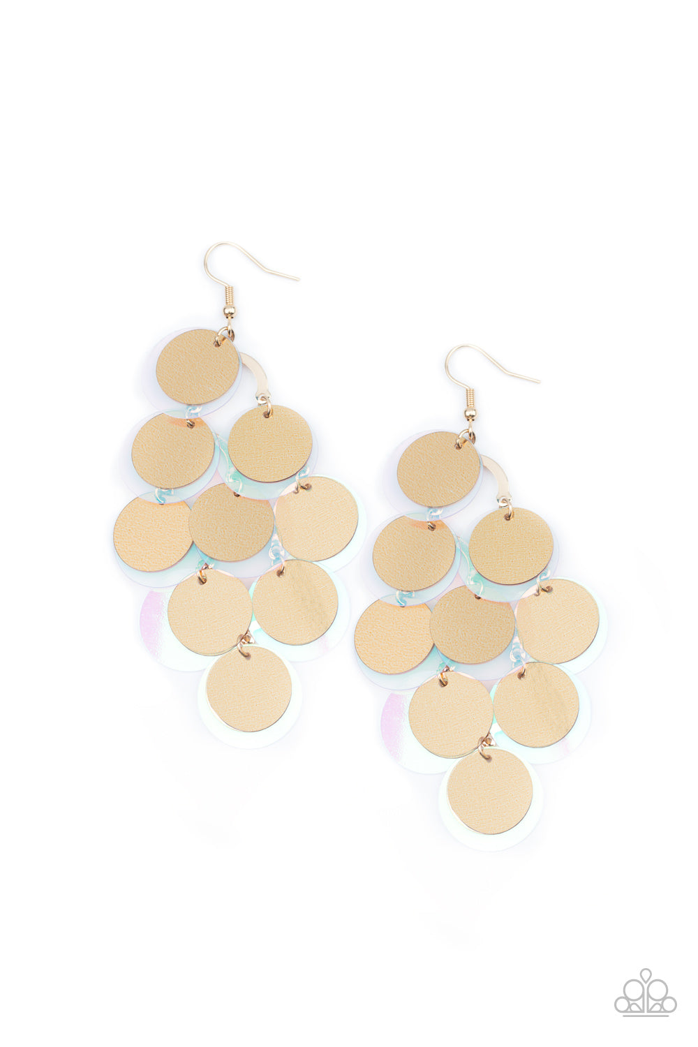 Sequin Seeker Gold Earrings