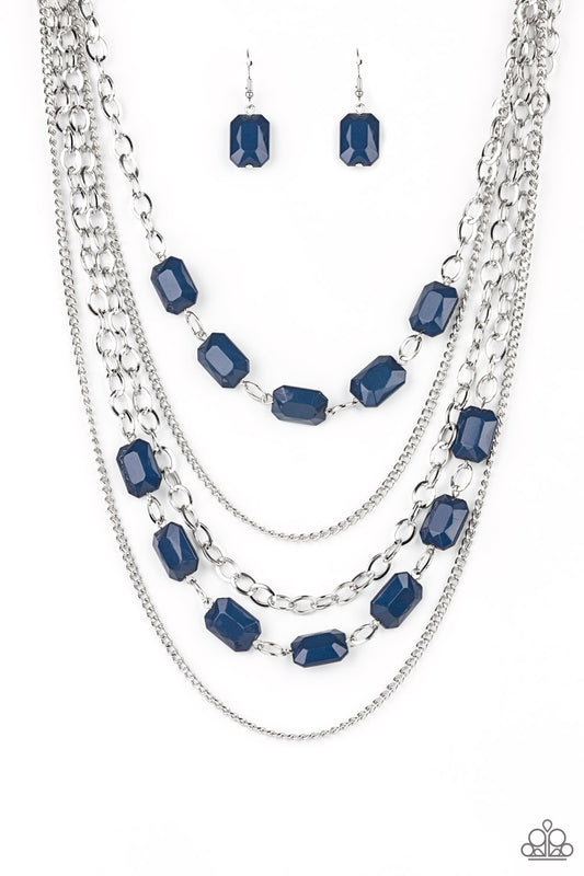 Standout Strands Blue Necklace