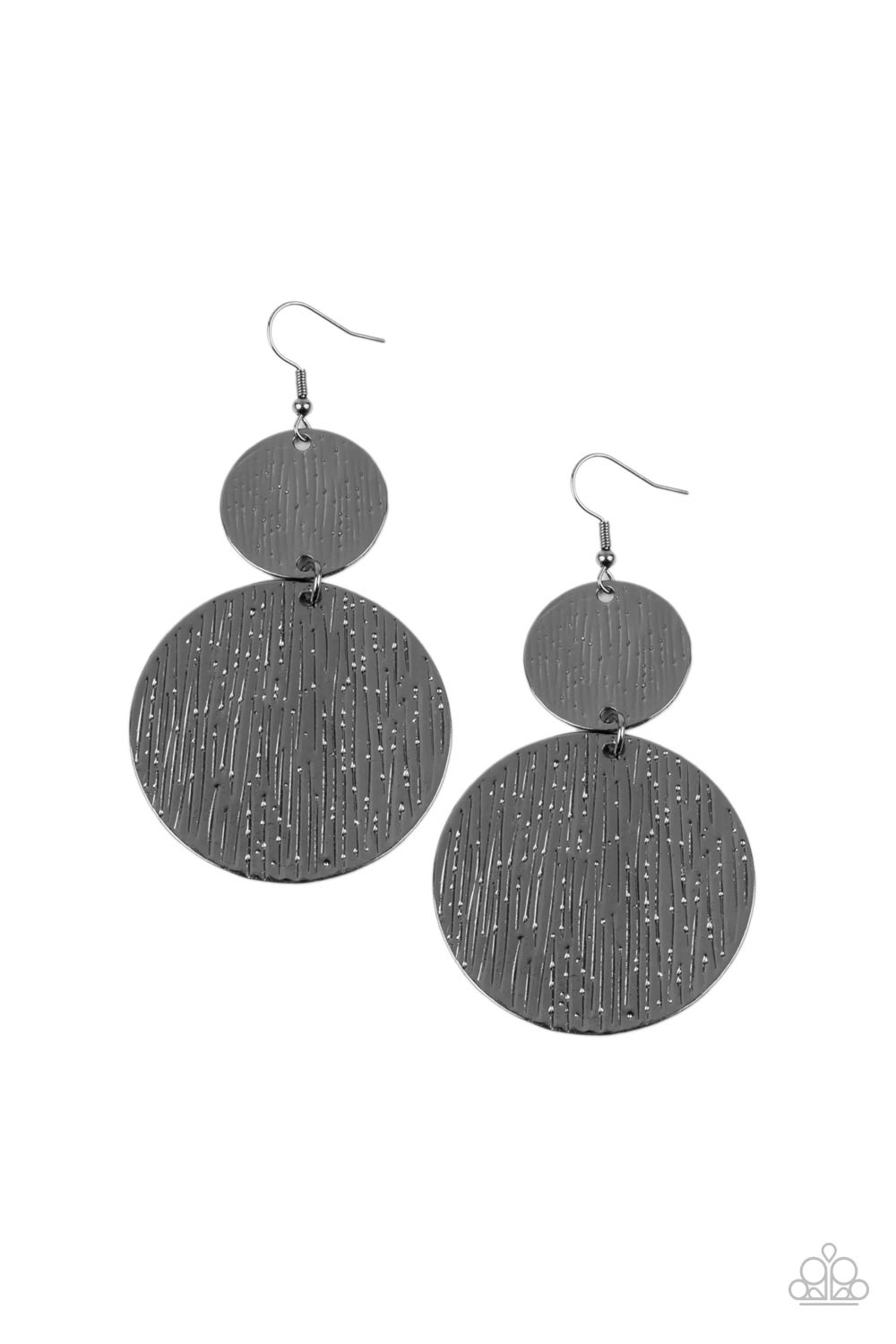 Status Cymbal Gunmetal Earrings