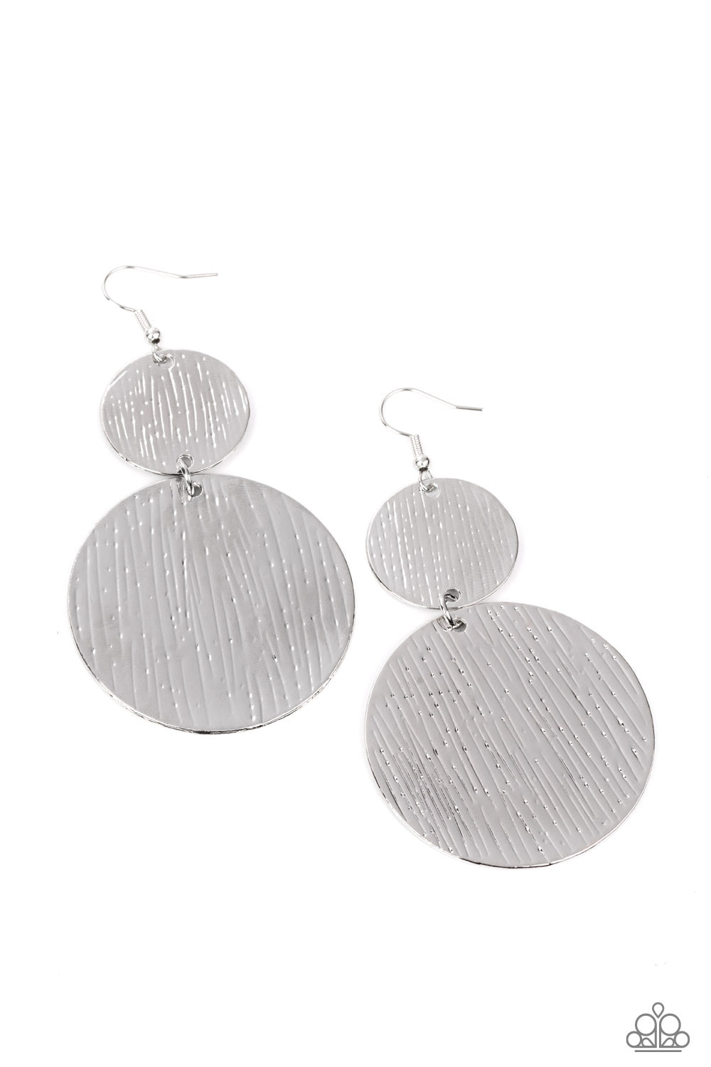 Status Cymbal Silver Earrings