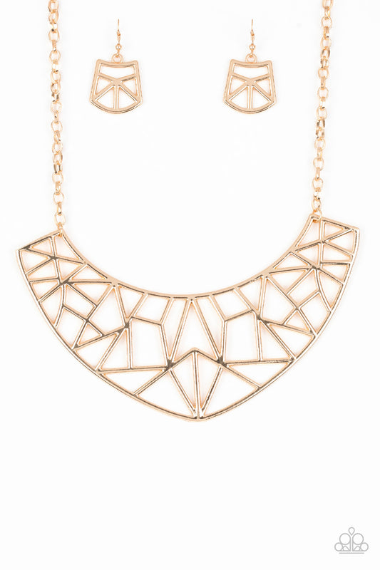 Strike While Haute Gold Necklace