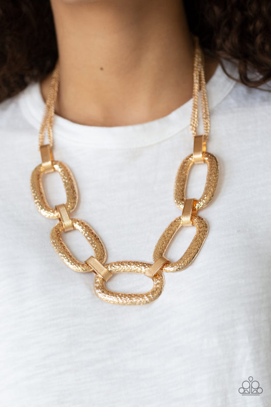 Take Charge Gold Necklace