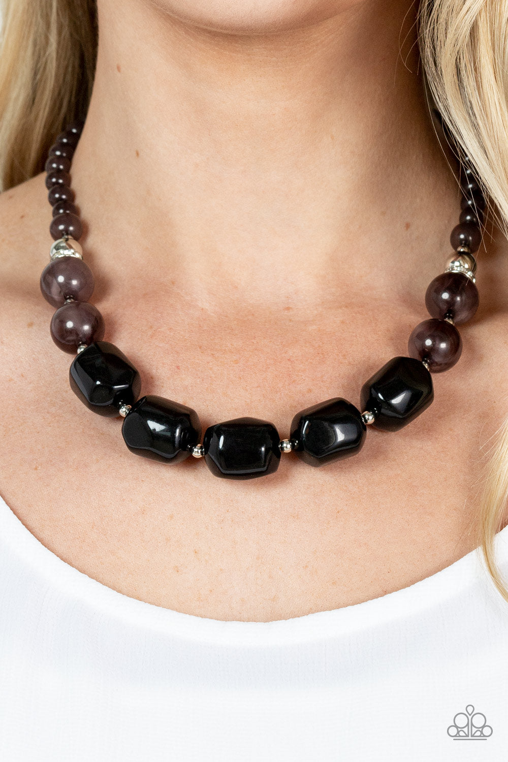 Ten Out of Tenacious Black Necklace