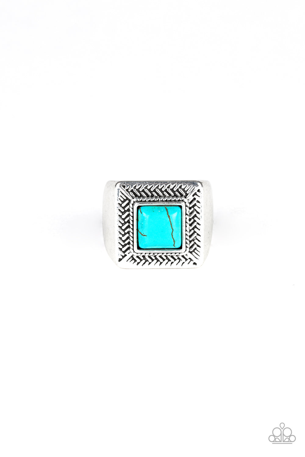 The Wrangler Blue Urban Unisex Ring