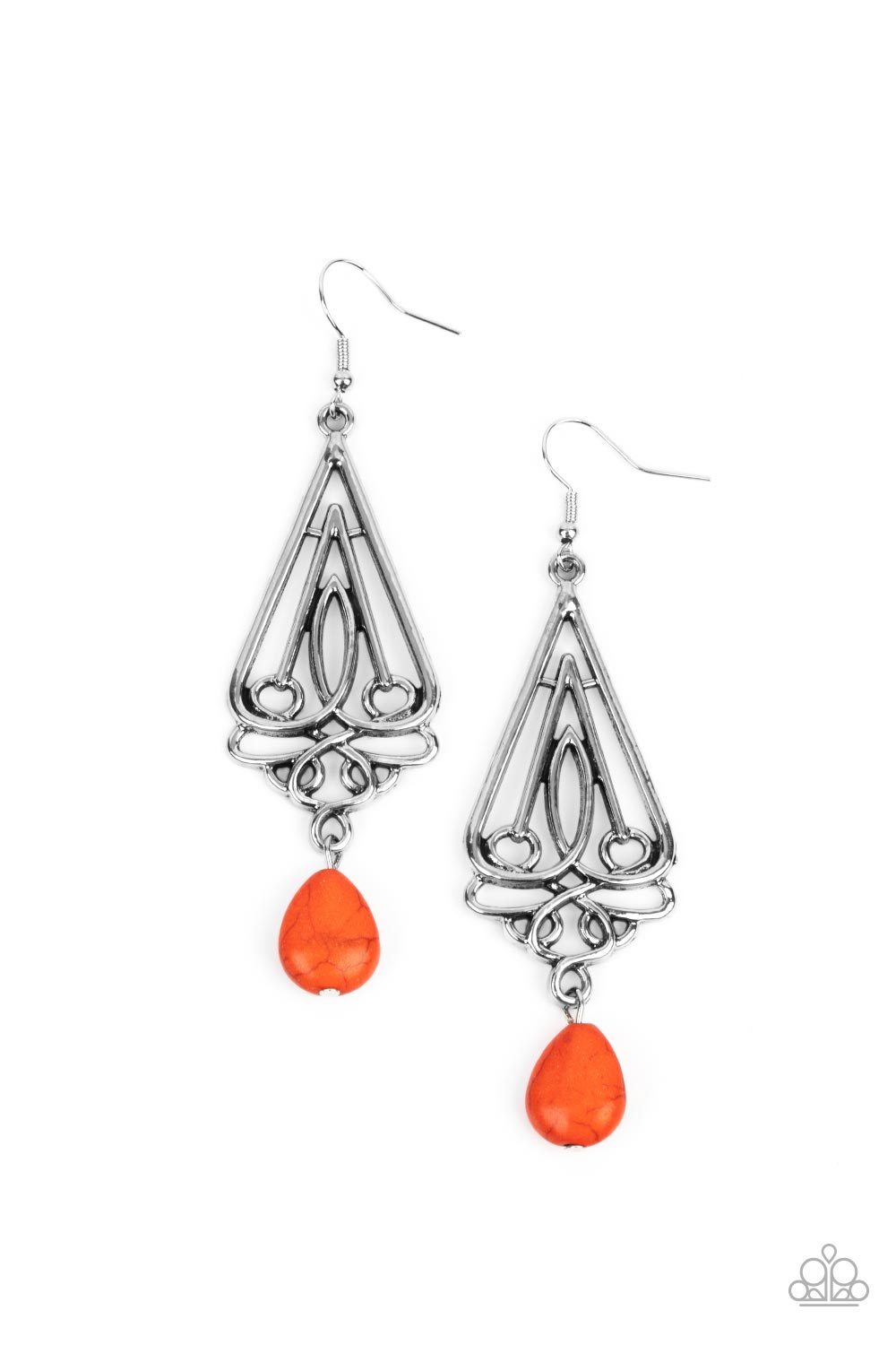 Transcendent Trendsetter Orange Earrings