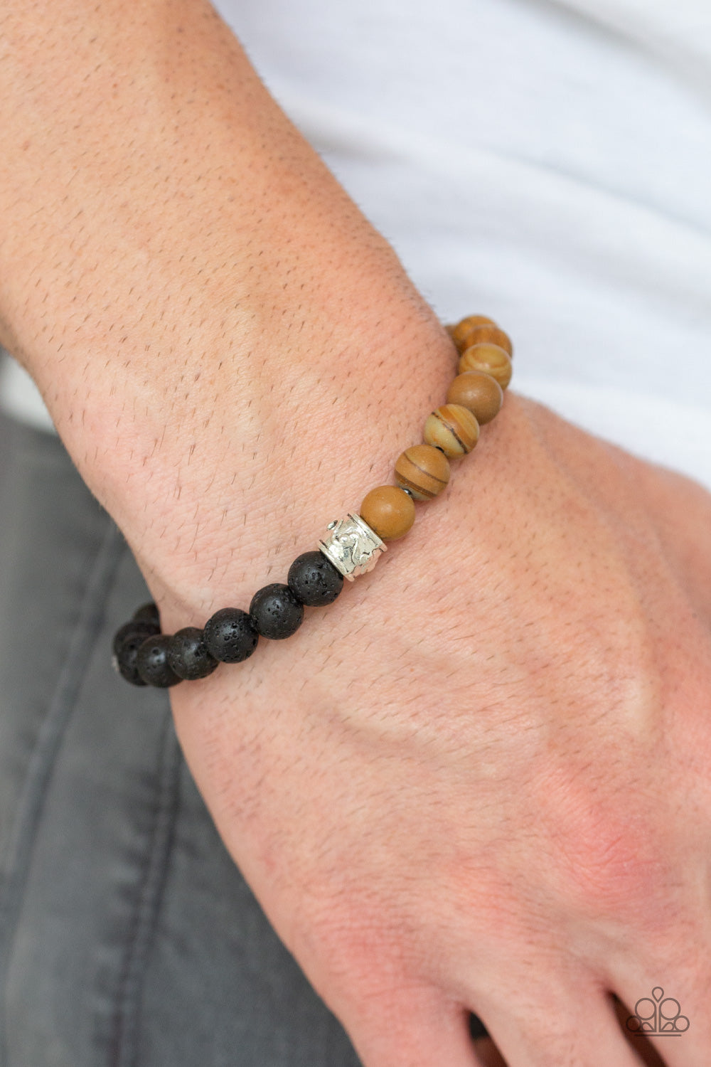 Tuned In Brown Black Urban Unisex Bracelet