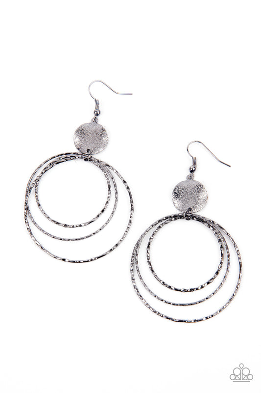 Universal Rehearsal Gunmetal Earrings