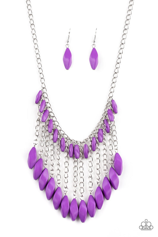 Venturous Vibes Purple Necklace