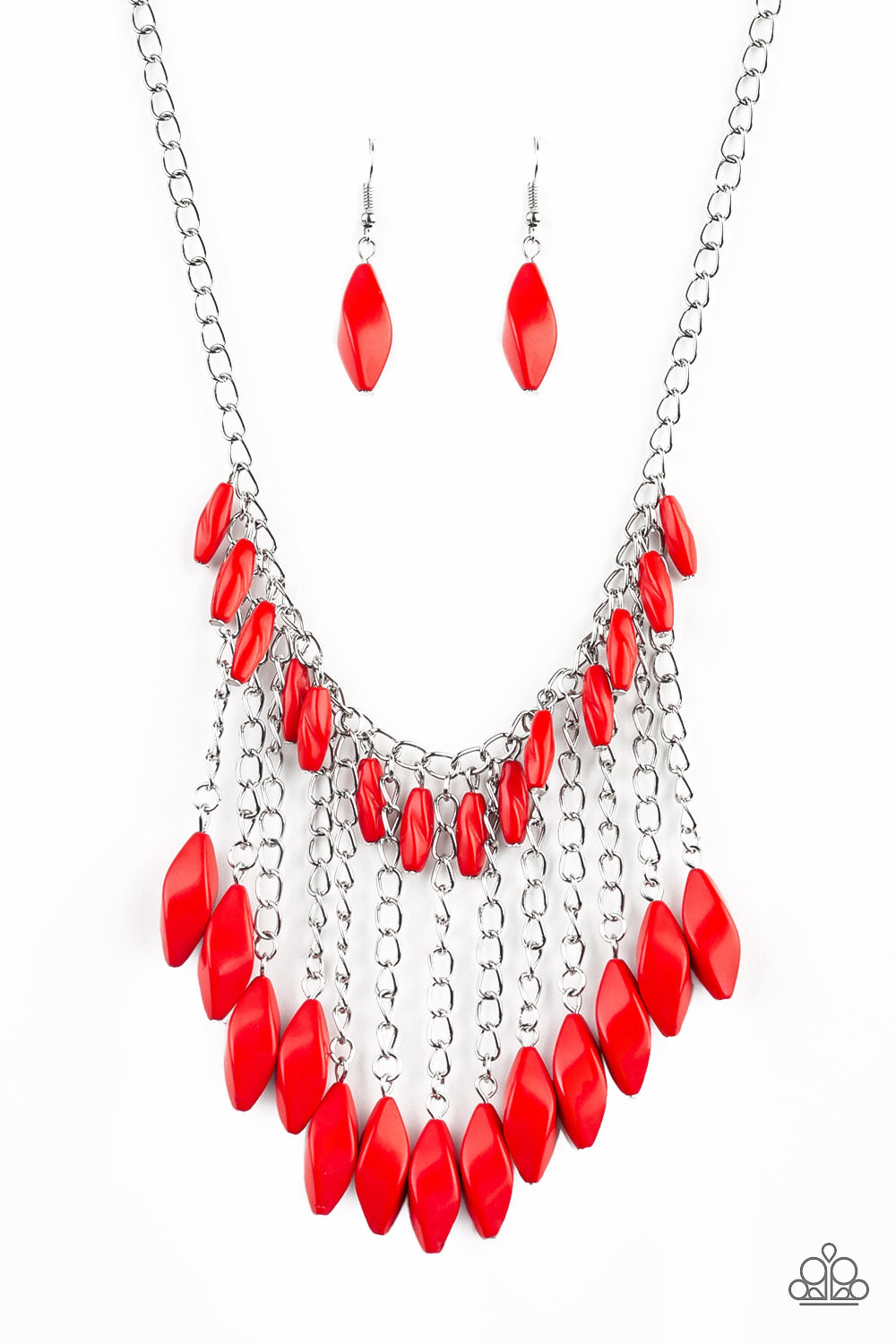 Venturous Vibes Red Necklace