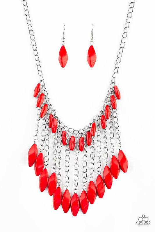 Venturous Vibes Red Necklace