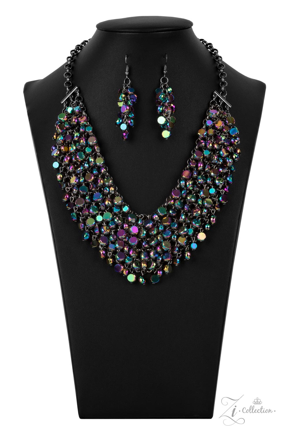 Vivacious Oil Spill Zi Collection Necklace