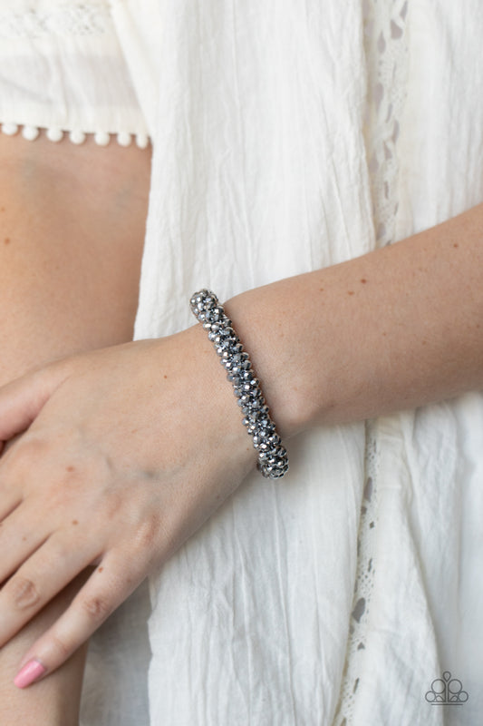 Wake Up and Sparkle Silver Bracelet