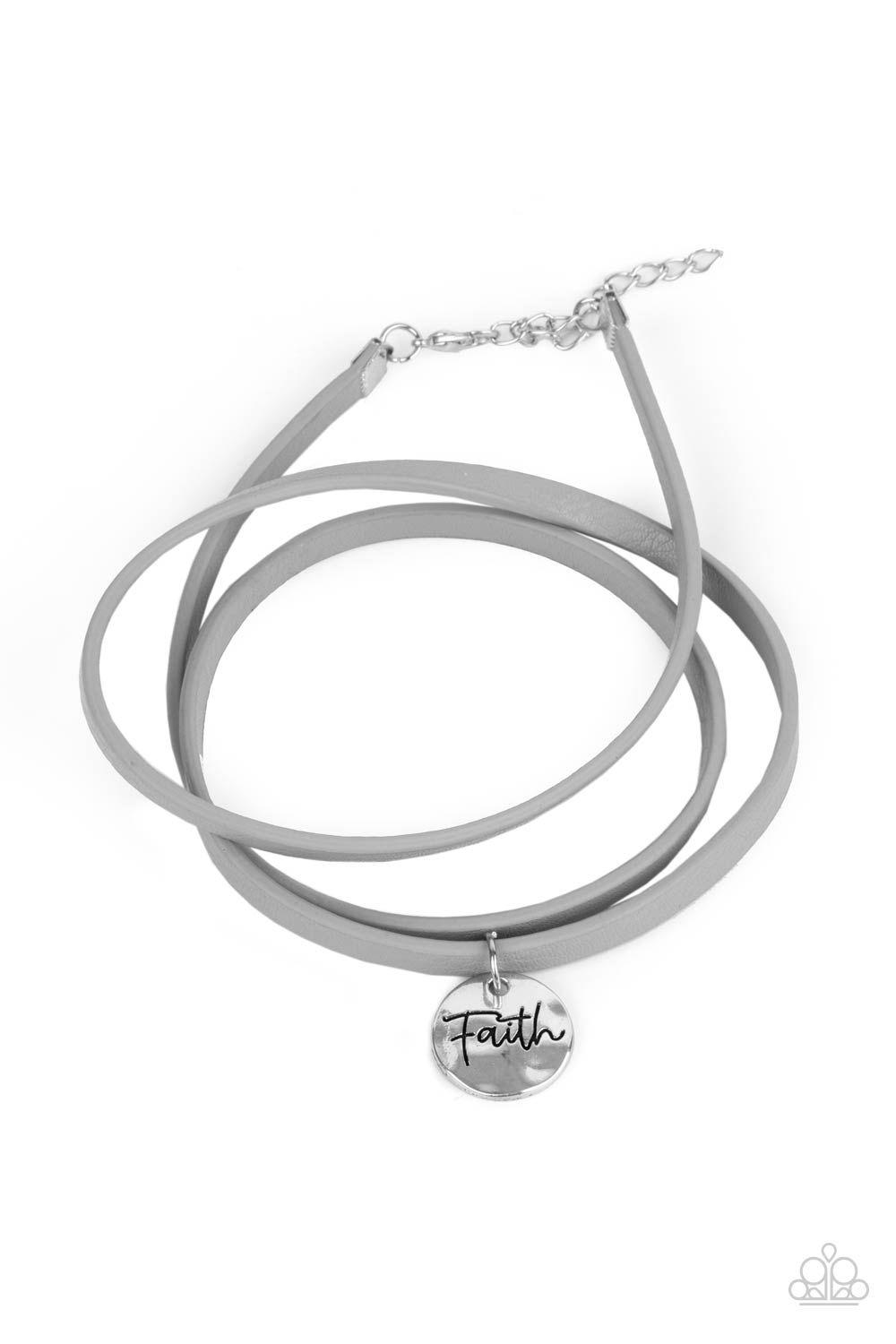 Wonderfully Worded Silver Urban Bracelet