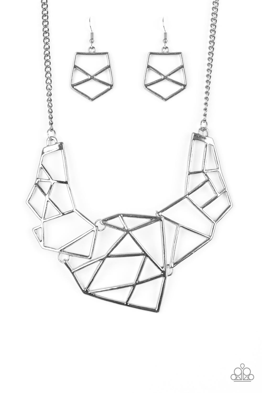 World Shattering Gunmetal Necklace