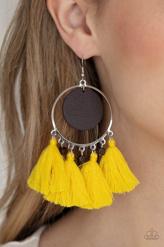 Yacht Bait Yellow Earrings