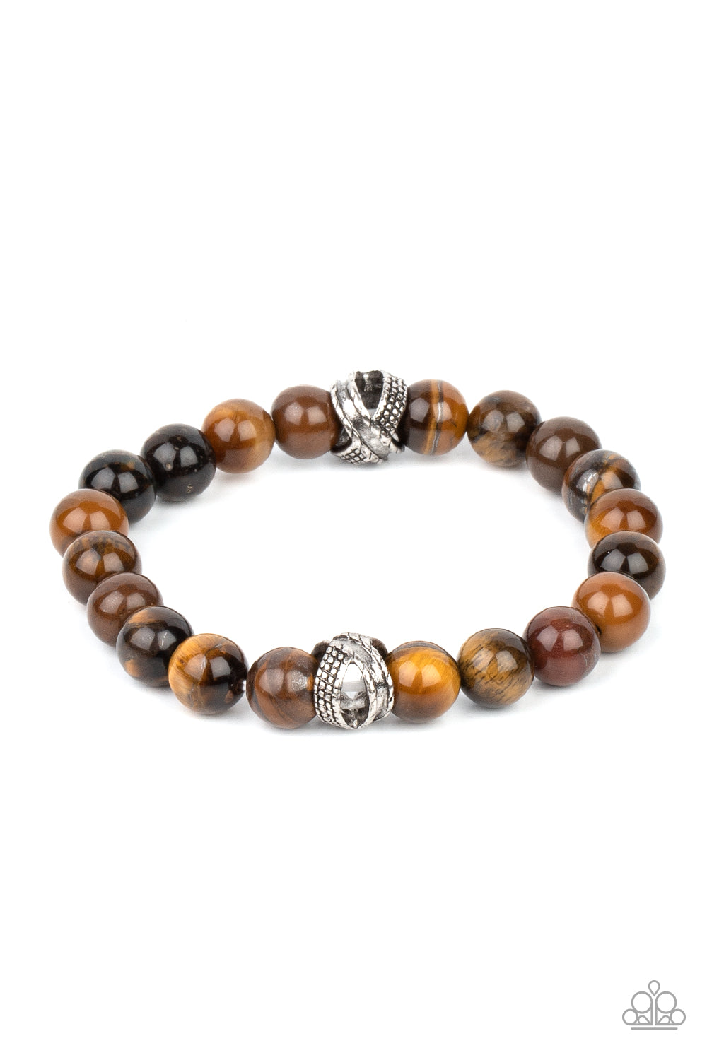 Zen Commandments Brown Marble Urban Unisex Bracelet