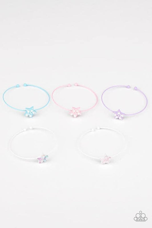 Starlet Shimmer Pearl Star Cuff Bracelet (Bundle of 5)