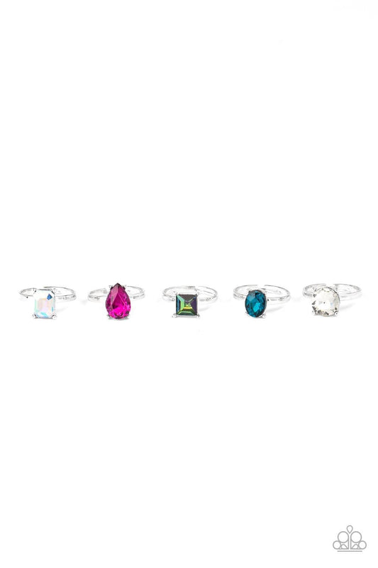 Starlet Shimmer Multi Shape Rings (Bundle of 5)