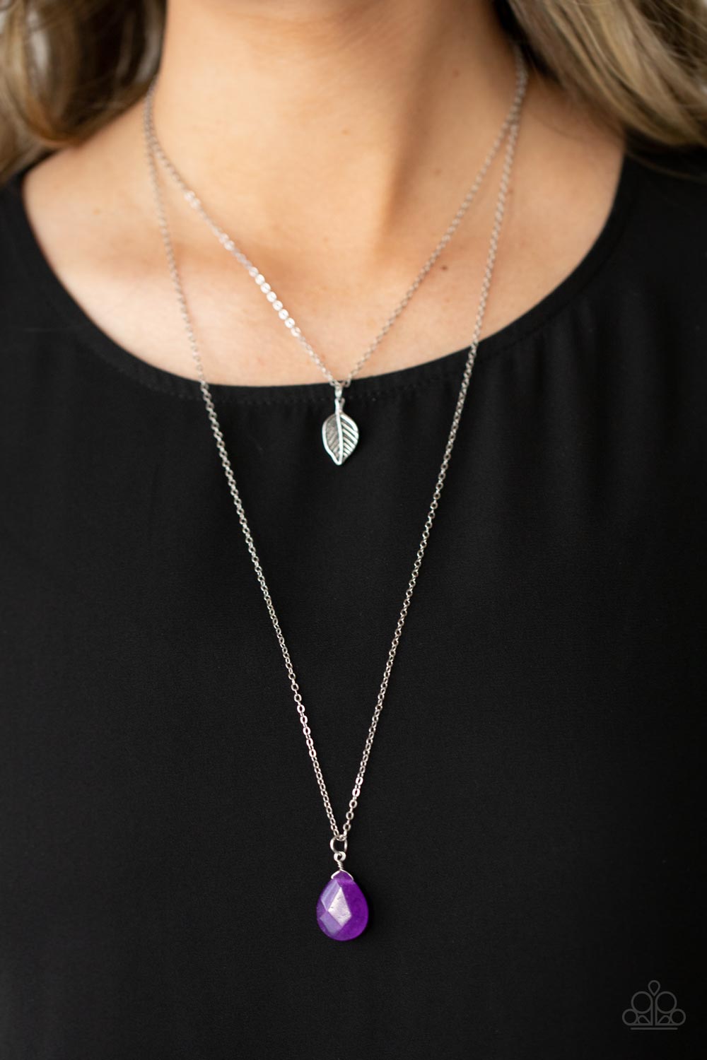 Natural Essence Purple Necklace