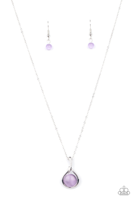 Fairy Lights Purple Necklace