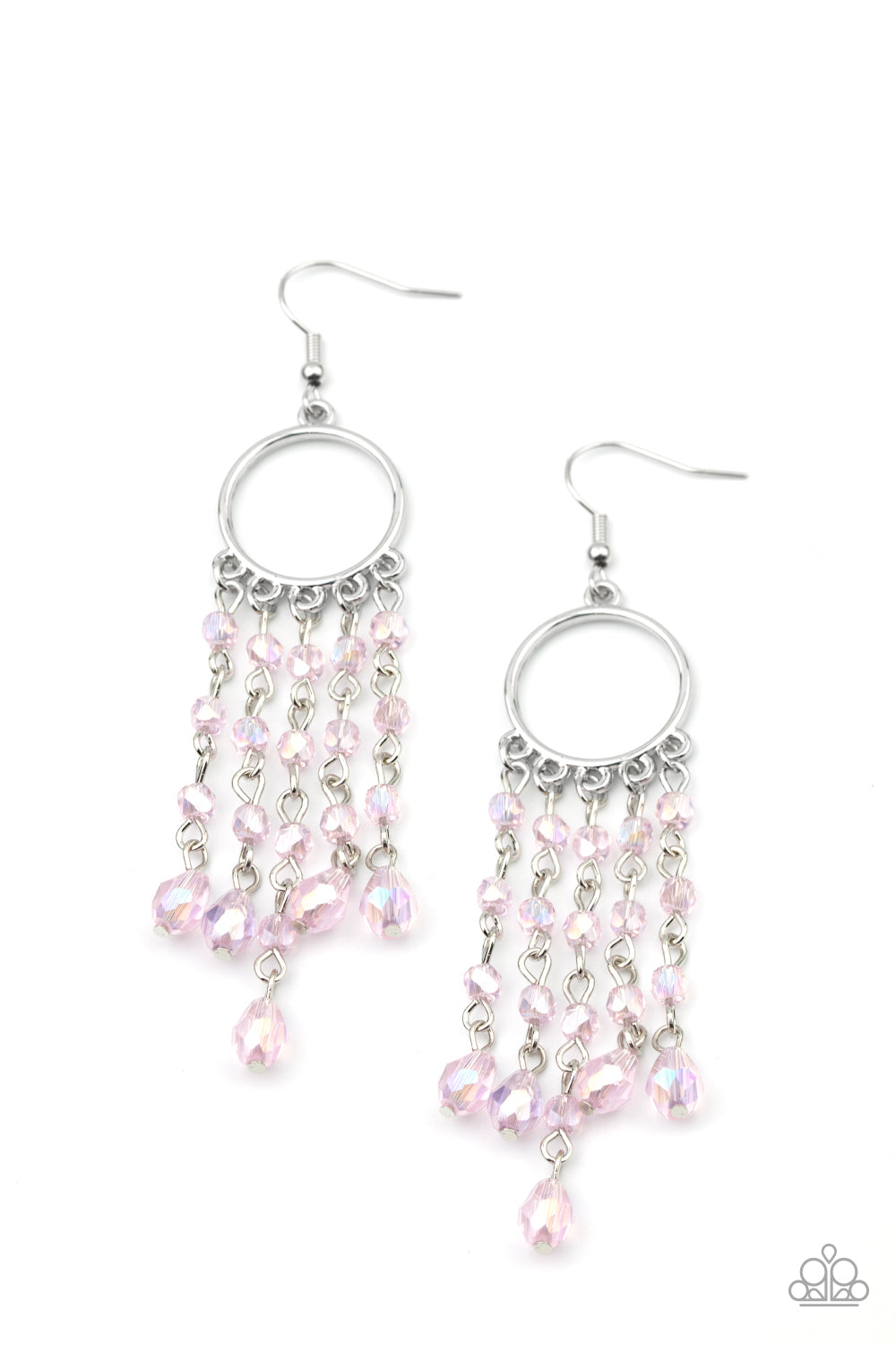 Dazzling Delicious Pink Iridescent Earrings