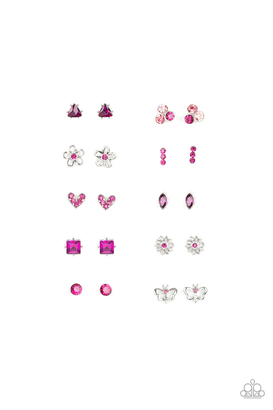 Starlet Shimmer Shades of Pink Earrings (Bundle of 5)