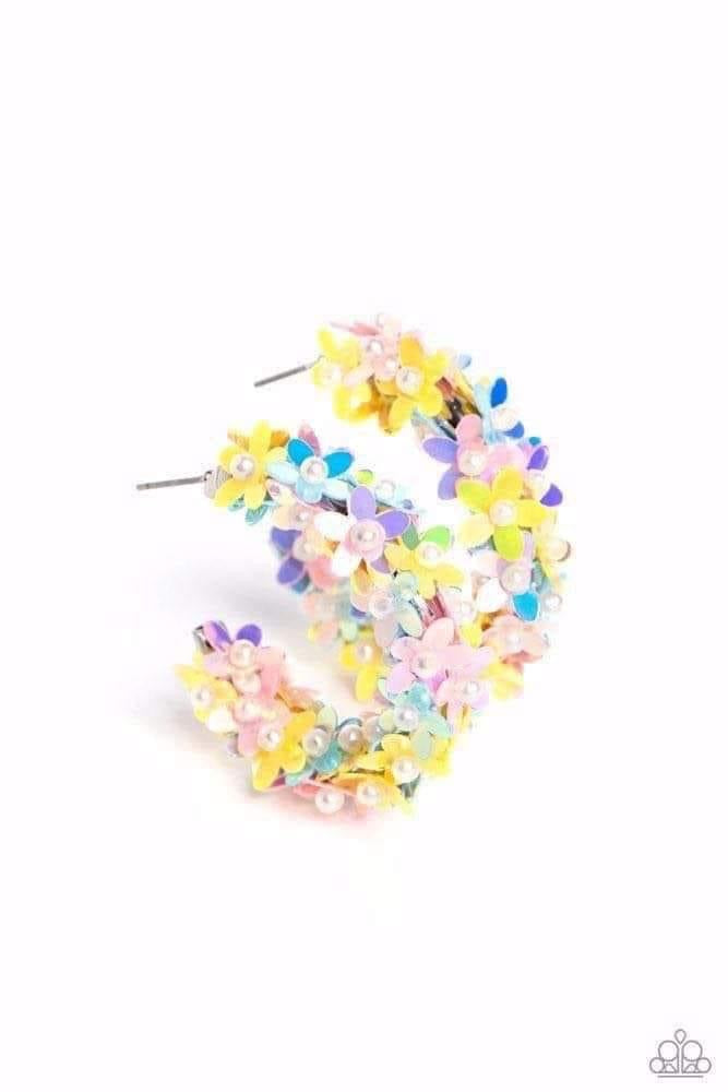 Fairy Fantasia Multi Iridescent Hoops