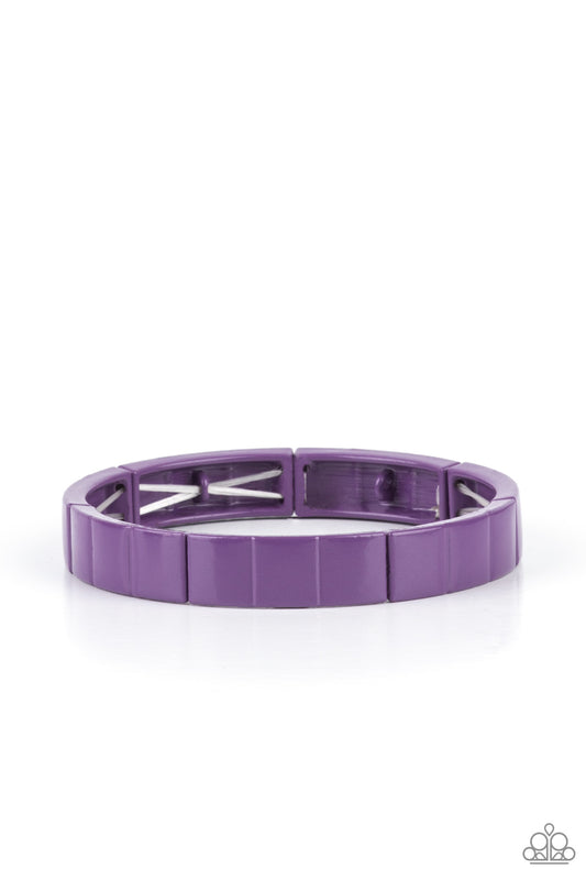 Material Movement Purple Bracelet