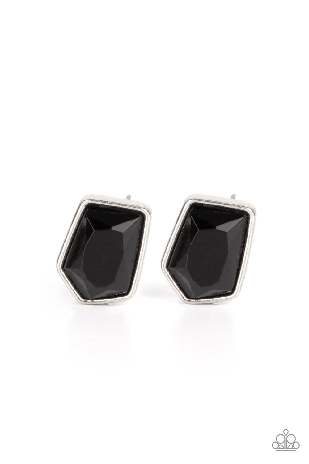 Indulge Me Black Post Earrings