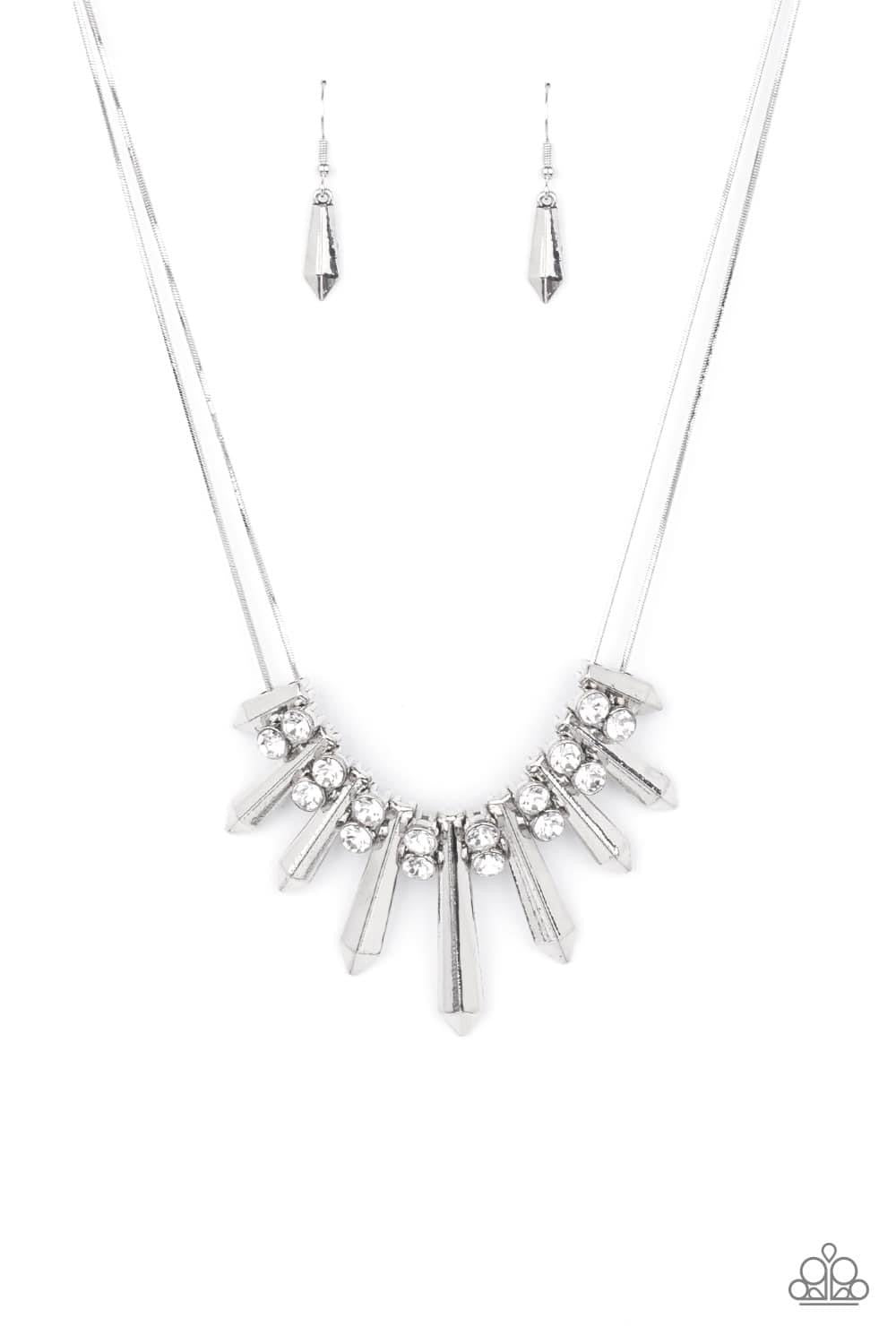 Dangerous Dazzle Silver Necklace