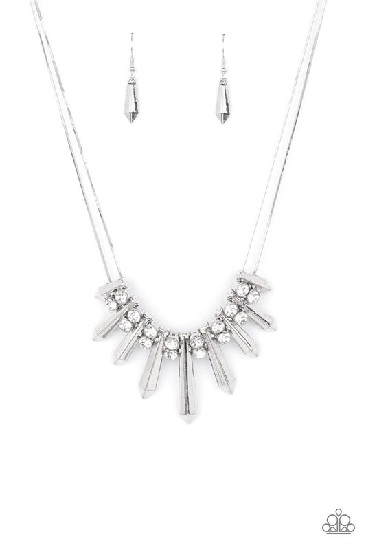 Dangerous Dazzle Silver Necklace