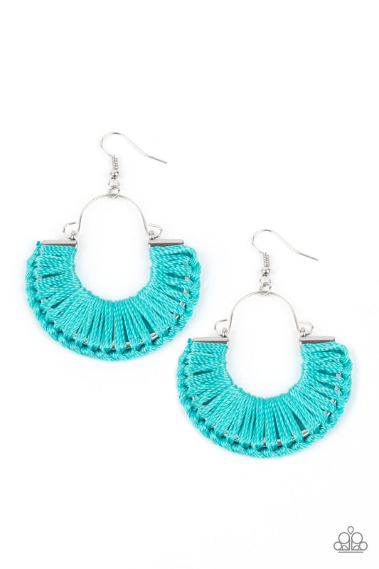 Threadbare Beauty Blue Earrings