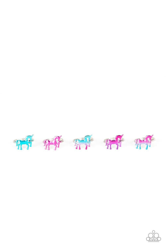 Starlet Shimmer Multi Unicorn Ring 1 (Bundle of 5)