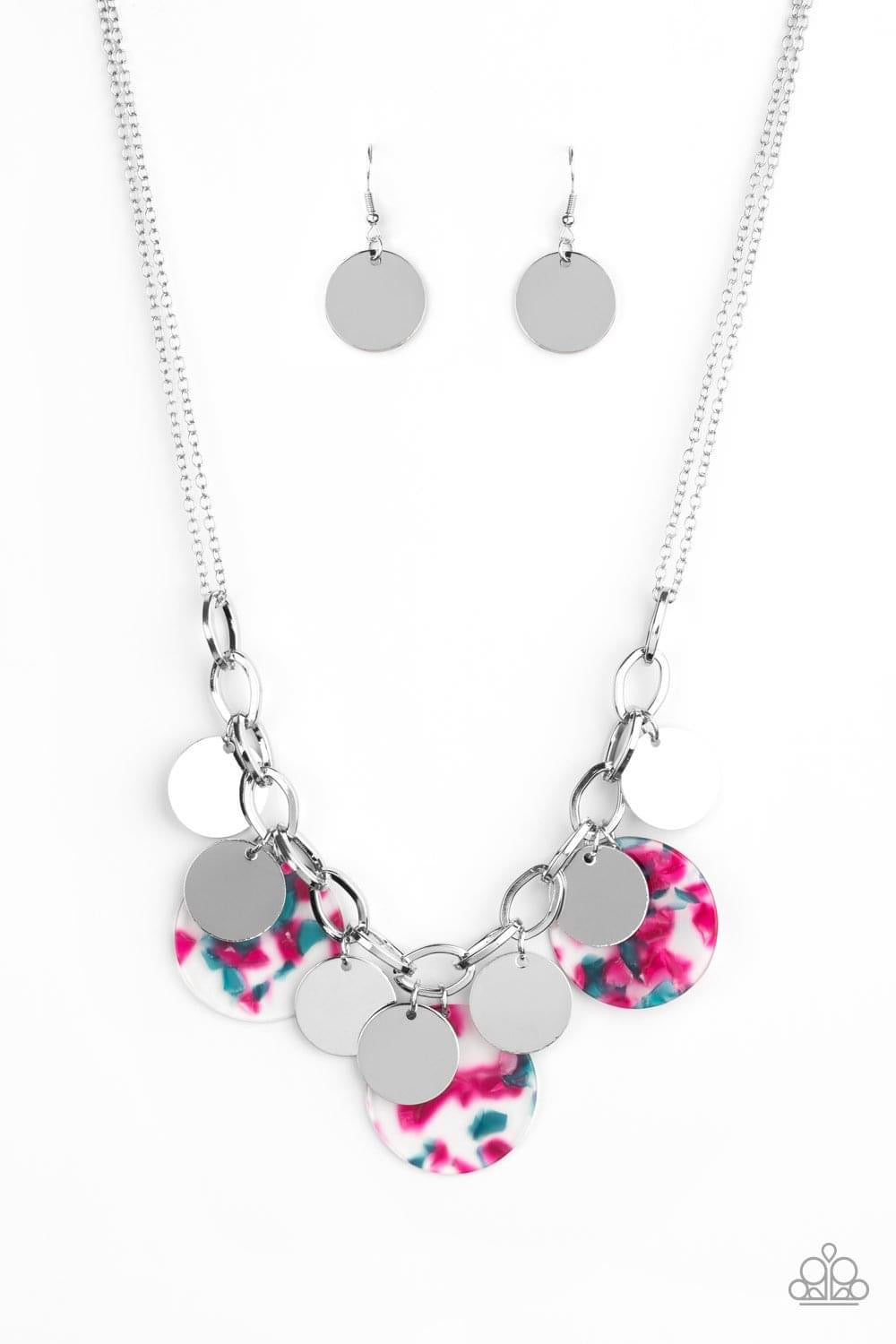 Confetti Confection Pink Necklace