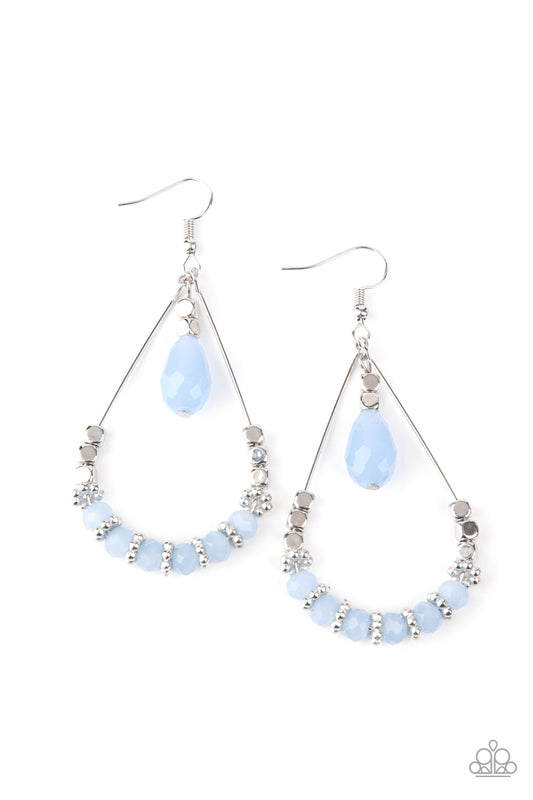 Lovely Lucidity Blue Earrings