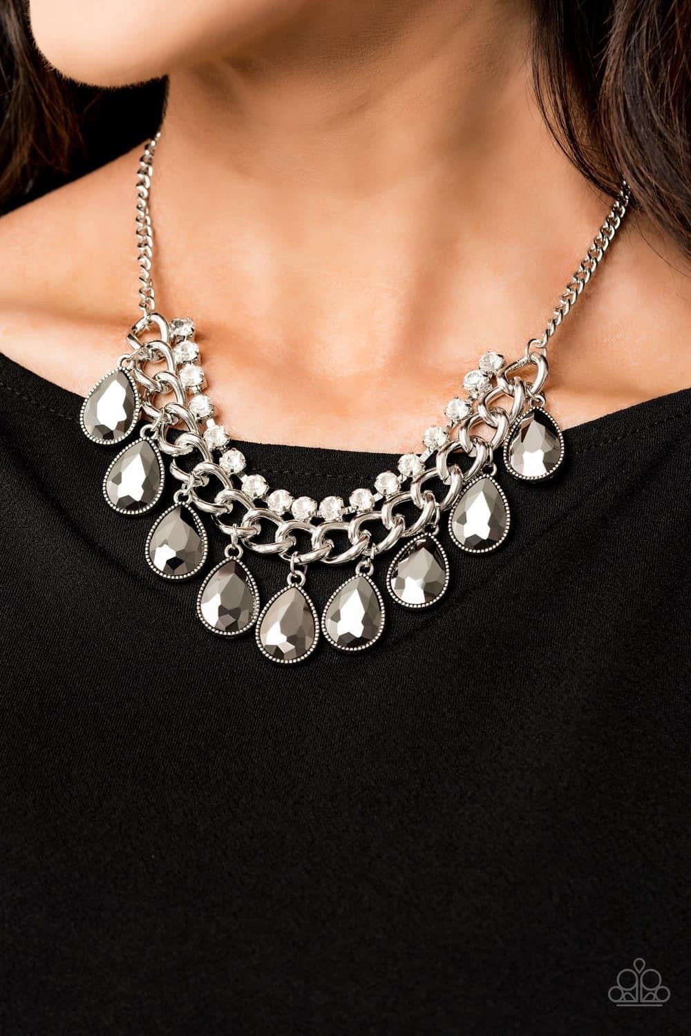 All Toget-Heir Now Gunmetal Necklace